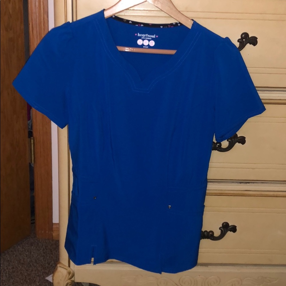 HeartSoul Love Always scrub set - royal blue